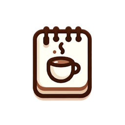 coffee diary icon